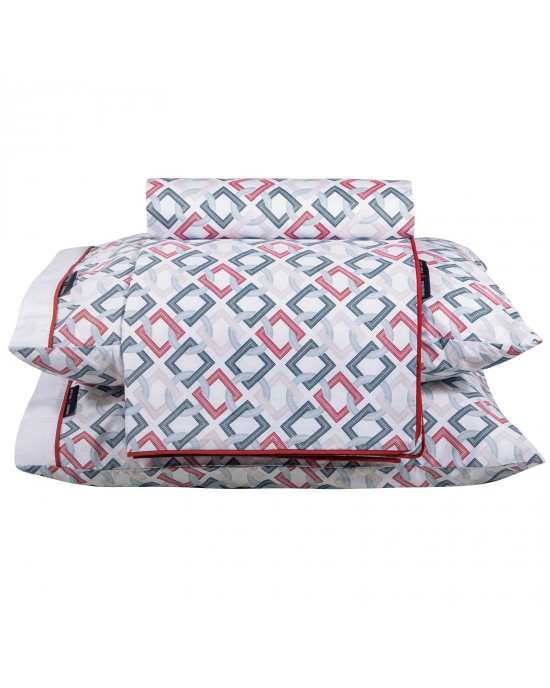 GREENWICH POLO CLUB ΣΕΤ ΣΕΝΤΟΝΙΑ ΥΠΕΡΔΙΠΛΑ ESSENTIAL 2269 BLUE, RED