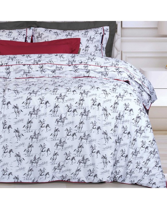 GREENWICH POLO CLUB ΣΕΤ ΣΕΝΤΟΝΙΑ ΥΠΕΡΔΙΠΛΑ 2263 BLACK, WHITE