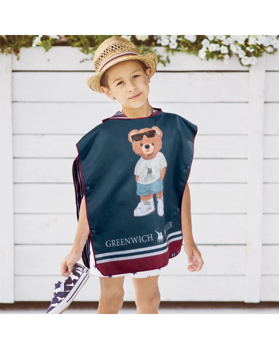 GREENWICH POLO CLUB JUNIOR ΠΟΝΤΣΟ ΘΑΛΑΣΣΗΣ 50Χ115 4042 BLUE