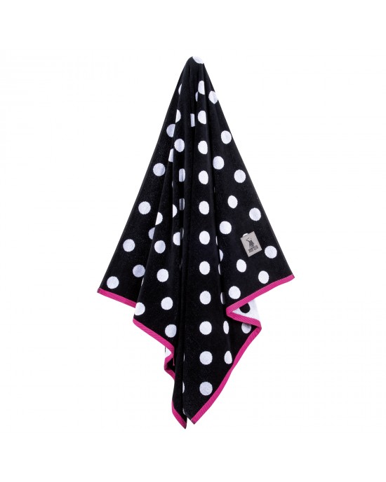 GREENWICH POLO CLUB ΠΕΤΣΕΤΑ ΘΑΛΑΣΣΗΣ 90Χ170 4068 BLACK, FUSCHIA
