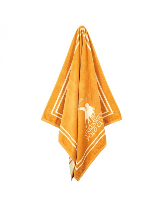 GREENWICH POLO CLUB ΠΕΤΣΕΤΑ ΘΑΛΑΣΣΗΣ 90Χ170 4051 CREAM, OCHRE