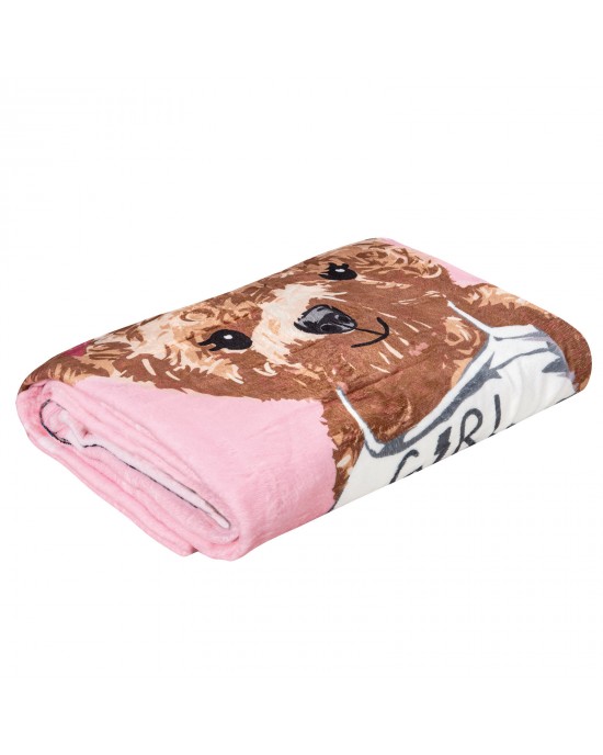 GREENWICH POLO CLUB JUNIOR ΚΟΥΒΕΡΤΑ FLEECE 8839 BEIGE, GREY, PINK