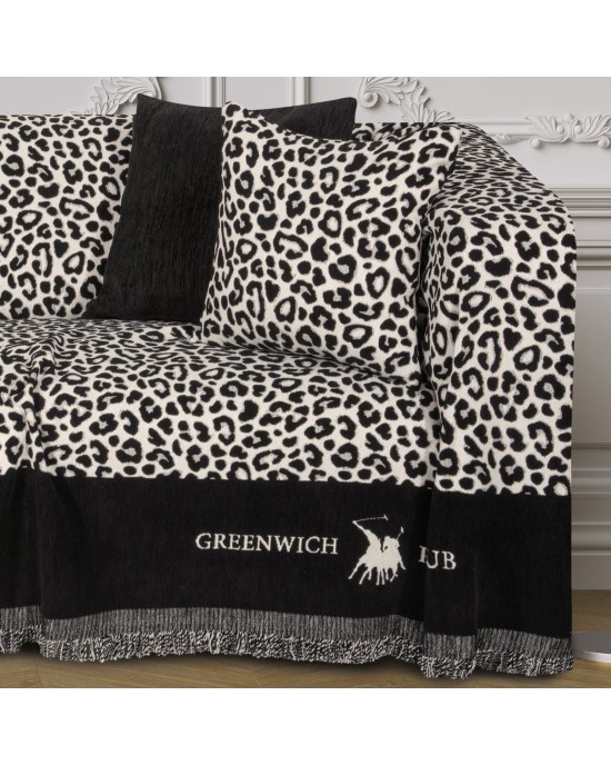 GREENWICH POLO CLUB ΡΙΧΤΑΡΙ 180Χ300 ESSENTIAL 3934 BLACK, OCHRE