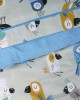 DAS KIDS ΣΕΤ ΠΑΠΛΩΜΑΤΟΘΗΚΗ ΜΟΝΗ 4914 BLUE, GREY, MINT