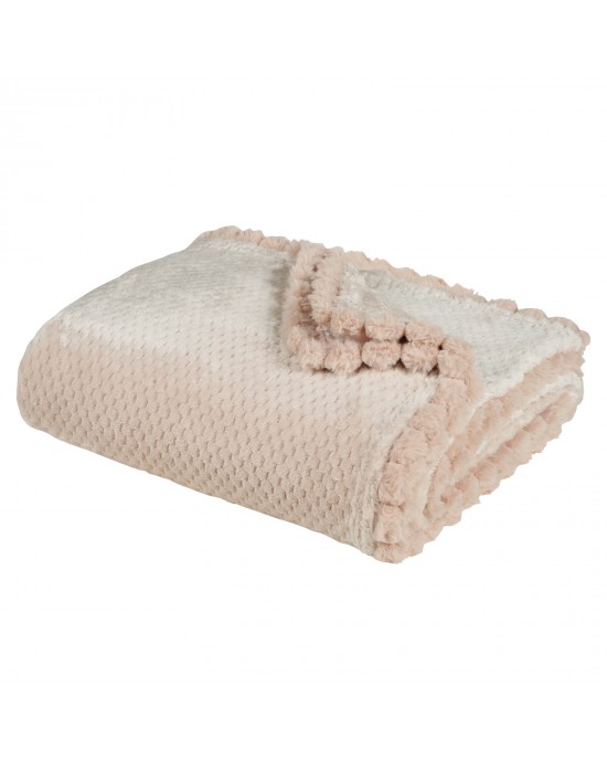 DAS HOME ΚΟΥΒΕΡΤΑ FLEECE 130Χ170 1185 PINK
