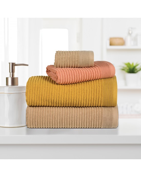 DAS HOME ΣΕΤ ΠΕΤΣΕΤΕΣ 3ΤΕΜΑΧΙΑ DAILY 0743 BEIGE