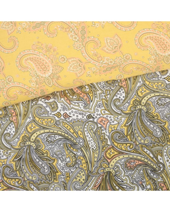 DAS HOME ΣΕΤ ΣΕΝΤΟΝΙΑ ΜΟΝΑ HAPPY 9651 IVORY, OCHRE, TAUPE