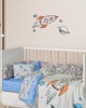 DAS BABY ΚΟΥΒΕΡΤΑ FLEECE 110Χ150 BABY FUN 4912 BLUE, GREY, ORANGE