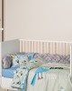 DAS BABY ΚΟΥΒΕΡΤΑ FLEECE 110Χ150 BABY FUN 4914 BLUE, GREY, MINT