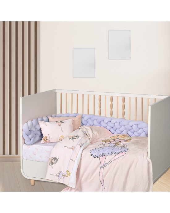 DAS BABY ΚΟΥΒΕΡΤΑ FLEECE 80X110 BABY FUN 4913 LILAC, PINK