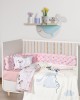 DAS BABY ΚΟΥΒΕΡΤΑ FLEECE 80X110 BABY FUN 4915 LIGHT BLUE, MINT, PINK
