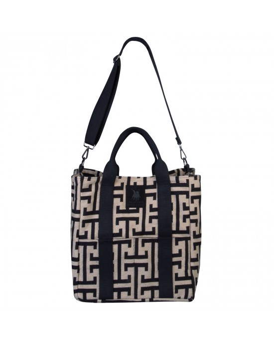 GREENWICH POLO CLUB ΤΣΑΝΤΑ ΘΑΛΑΣΣΗΣ 35Χ40Χ38 3840 BEIGE, BLACK
