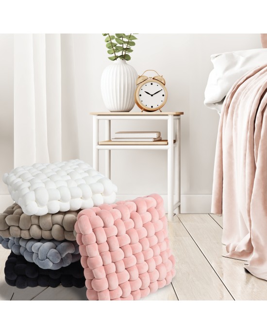 DAS HOME ΔΙΑΚΟΣΜΗΤΙΚΟ ΜΑΞΙΛΑΡΙ 40X40 2284 BEIGE