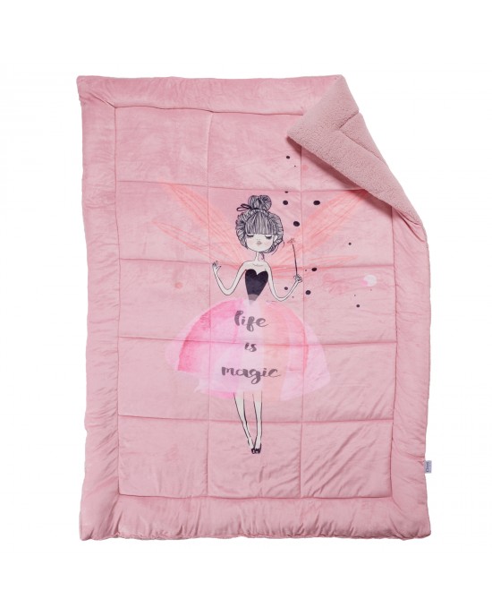 DAS KIDS ΚΟΥΒΕΡΤΟΠΑΠΛΩΜΑ 160Χ220 4973 PINK