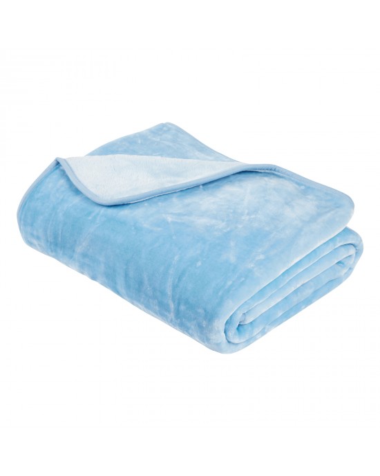 DAS KIDS ΚΟΥΒΕΡΤΑ VELOUR MONH 0291 BABY BLUE