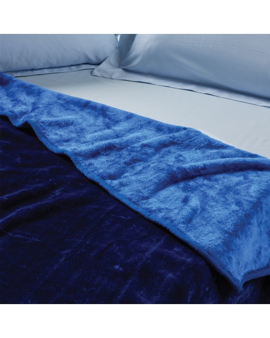 DAS KIDS ΚΟΥΒΕΡΤΑ VELOUR MONH 0292 BLUE