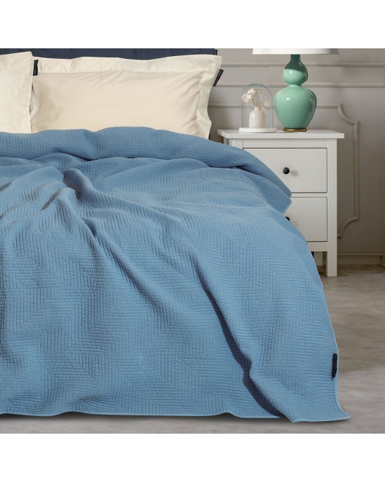 2034 G.P.C. QUEEN COVER 220 * 240 BLUE Bedspread
