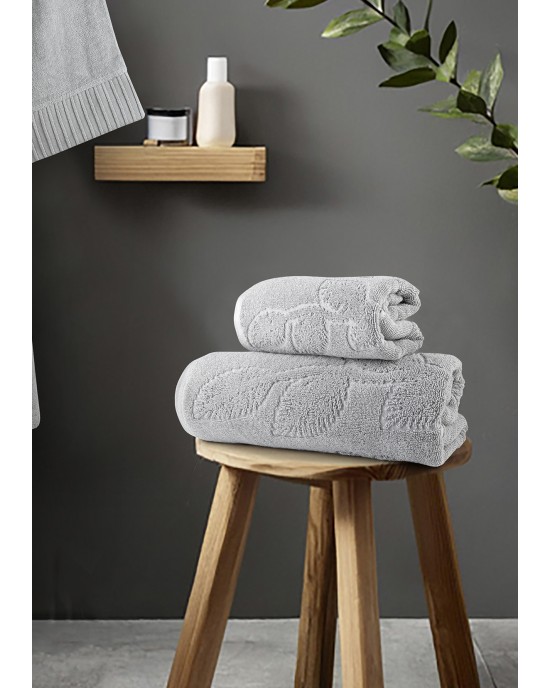 Σετ Πετσέτες (50x90 + 70x140) - Serenity Gray