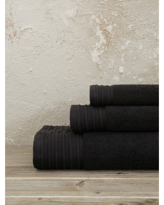 Πετσέτα 90x145 Feel Fresh - Total Black