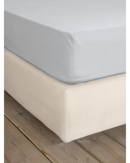 Σεντόνι Γίγας με Λάστιχο Unicolors - Shiny Gray