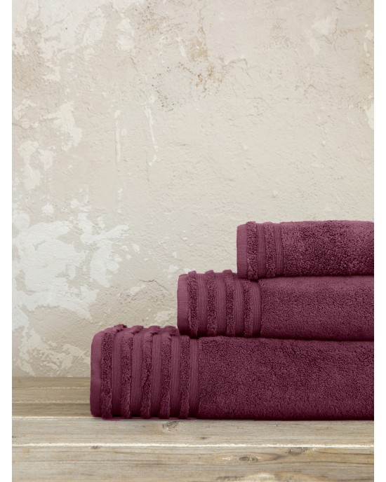 Πετσέτα 50x100 Vista - Bordeaux