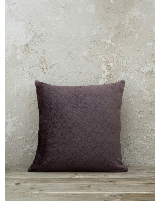 Διακοσμητική Μαξιλαροθήκη Jacquard 45x45 - Cosy Gray