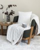 Κουβέρτα καναπέ 130x170 - Weave Cream