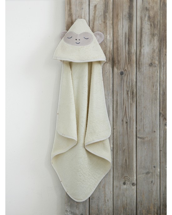 Κάπα 75x75 - Zoo Party Nursery bath capes