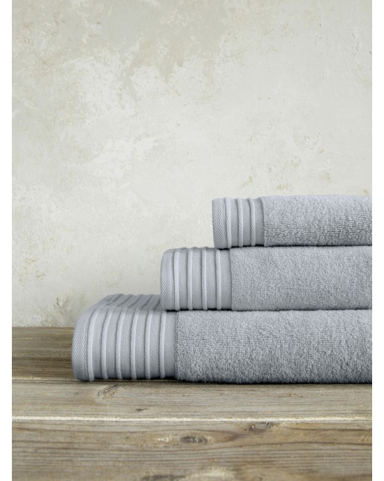 Πετσέτα 90x145 Feel Fresh - Steel Gray