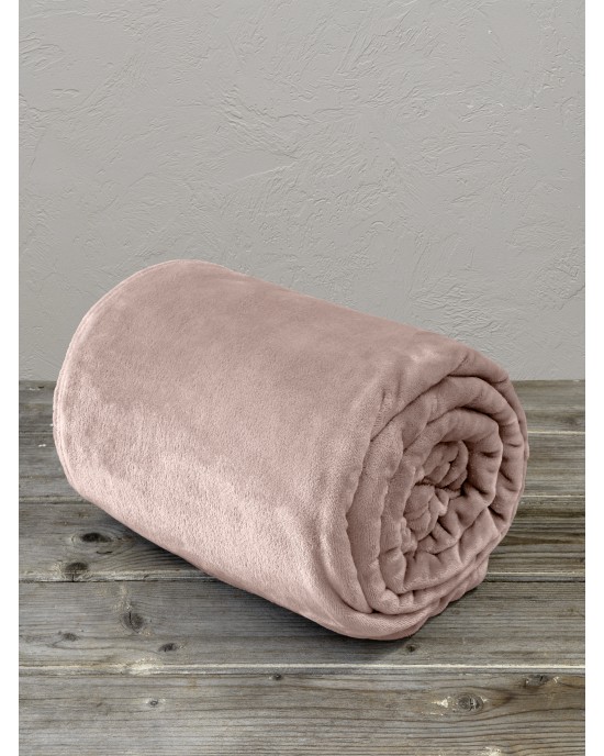 Κουβέρτα Υπέρδιπλη 220x240 - Meleg Light Pink