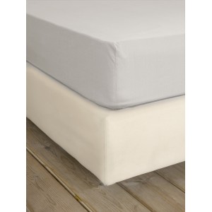 Σεντόνι Μονό με Λάστιχο Unicolors - Oat Beige