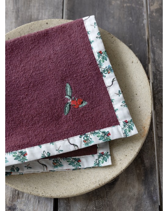 Πετσέτα Κουζίνας 40x40 - Cranberry Love
