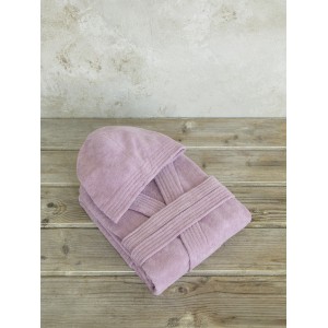 Μπουρνούζι με κουκούλα Zen - Extra Large - Pale Mauve