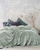 Κουβέρτα Βελουτέ Γίγας 240x260 Coperta - Sage Green Κουβέρτες