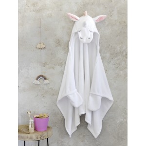 Παιδική κάπα 70x120 με κουκουλα - Licorne