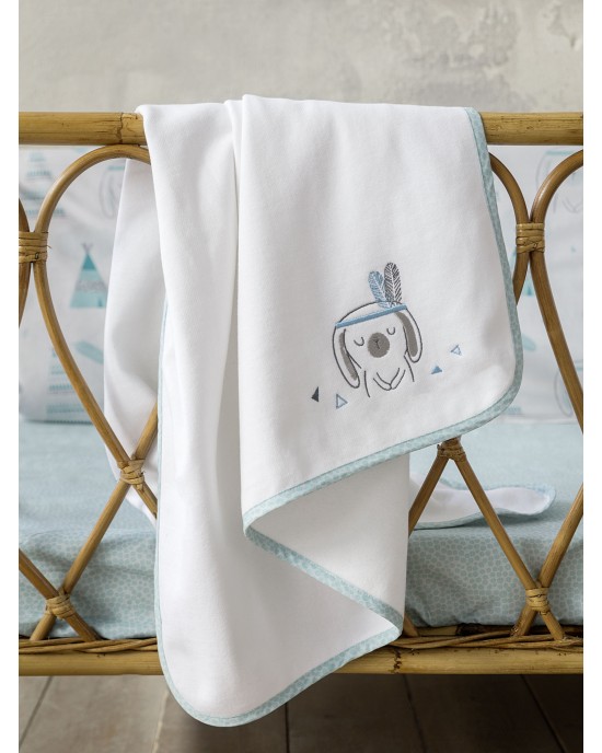 Κουβέρτα 4 Εποχών 110x140 - Little Indian Nursery blankets