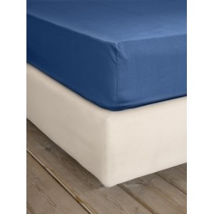 Σεντόνι Γίγας με Λάστιχο Unicolors - Dark Denim