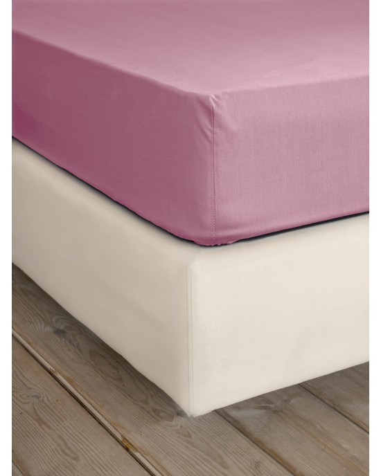 Σεντόνι Γίγας με Λάστιχο Unicolors - Apple Pink