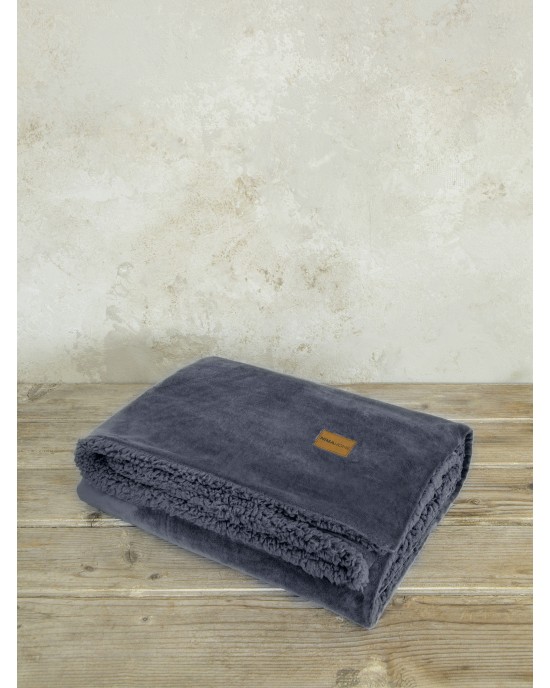 Κουβέρτα καναπέ 130x170 - Nuan Dark Gray