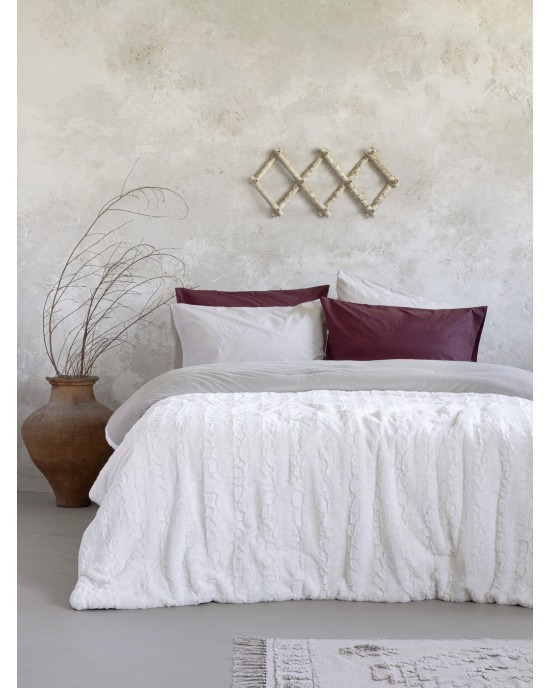 Κουβέρτα/Πάπλωμα Μονό 160x220 - Velure Cream