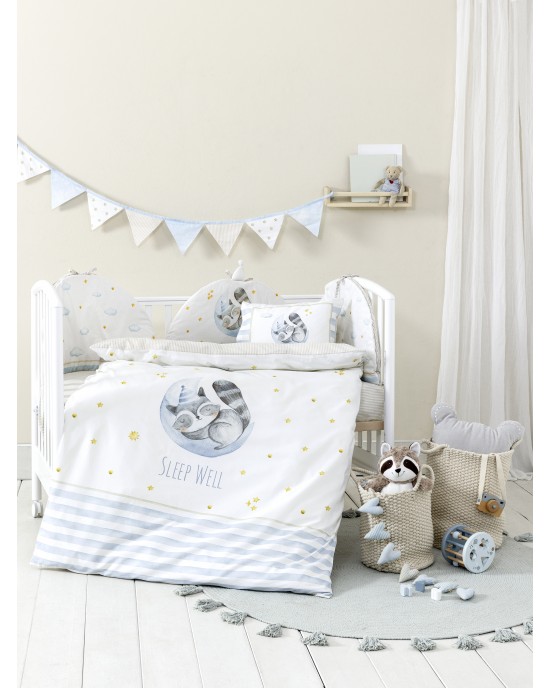Κουβερλί Κούνιας - Sleepy Racoon Nursery Bedspread