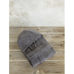Μπουρνούζι με κουκούλα Zen - Extra Large - Midnight Gray