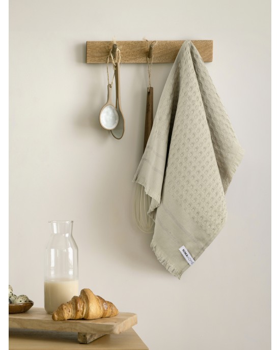 Πετσέτα Κουζίνας 40x60 - Honeycomb Taupe