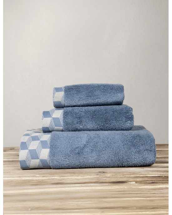 Πετσέτα 50x100 Luxe - Denim Blue