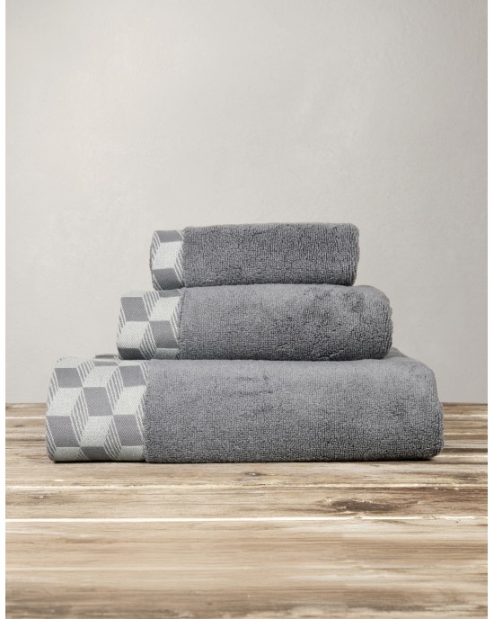 Πετσέτα 50x100 Luxe - Dark Gray