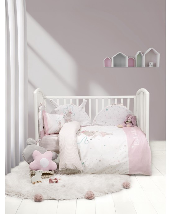 Κουβερλί Κούνιας - Ballet Bunny Nursery Bedspread