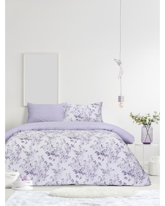 Σετ Σεντόνια Υπέρδιπλα με Λάστιχο - Garden View