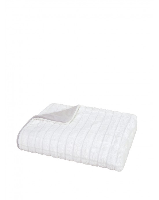 Κουβέρτα καναπέ 130x170 - Weave Cream