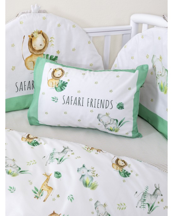 Κουβερλί Κούνιας - Safari Friends Nursery Bedspread