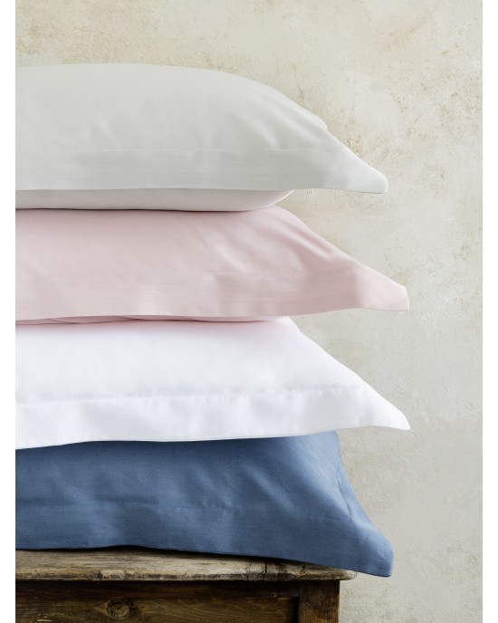 Μαξιλαροθήκες Oxford Superior Satin - Shadow Blue